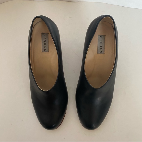 NISOLO Noir Austin Heel Size 7.5 - Picture 4 of 7